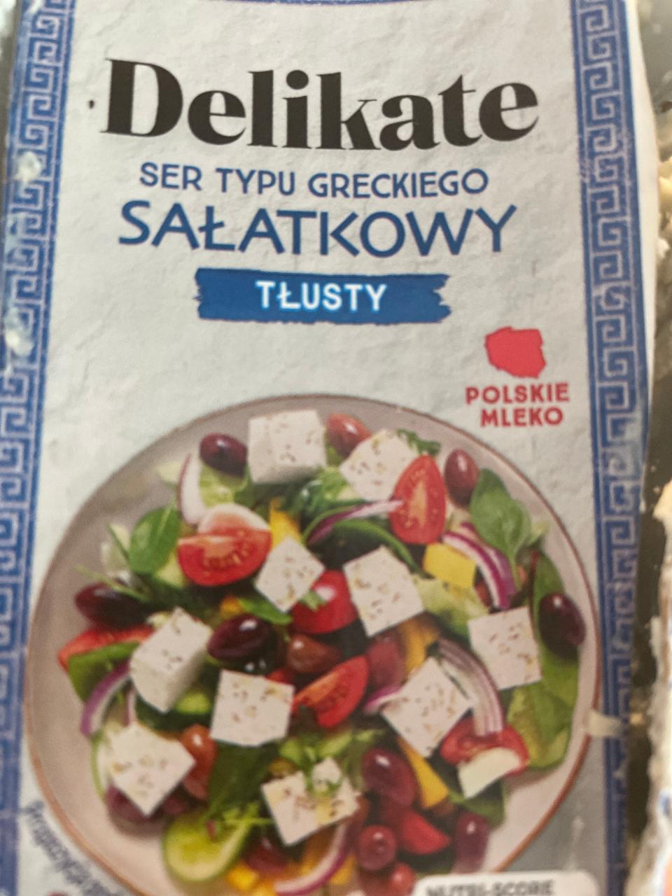 Zdjęcia - Ser typu greckiego Sałatkowy Tłusty Delikate