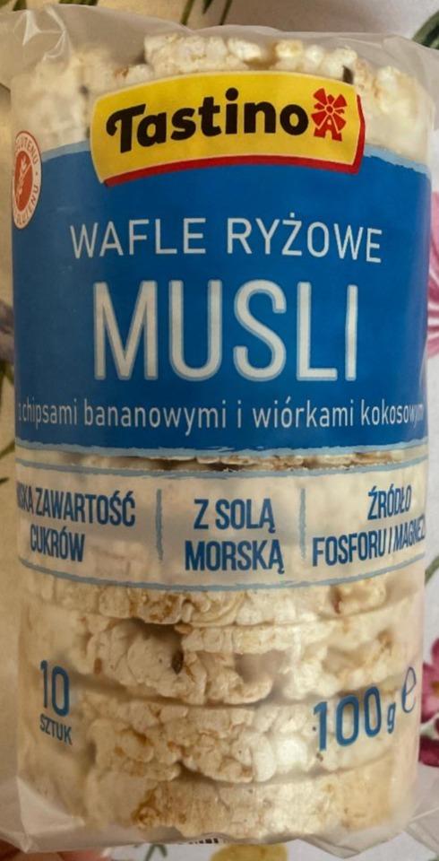 Zdjęcia - Wafle ryżowe musli Tastino