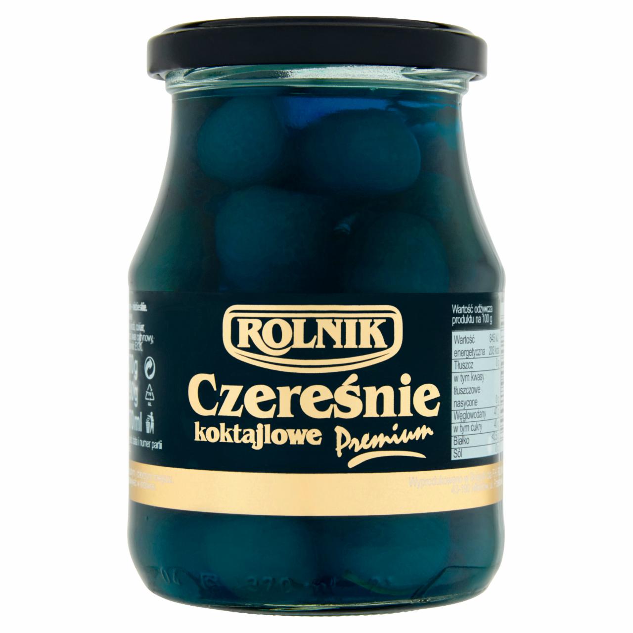 Zdjęcia - Rolnik Premium Czereśnie koktajlowe niebieskie 370 g