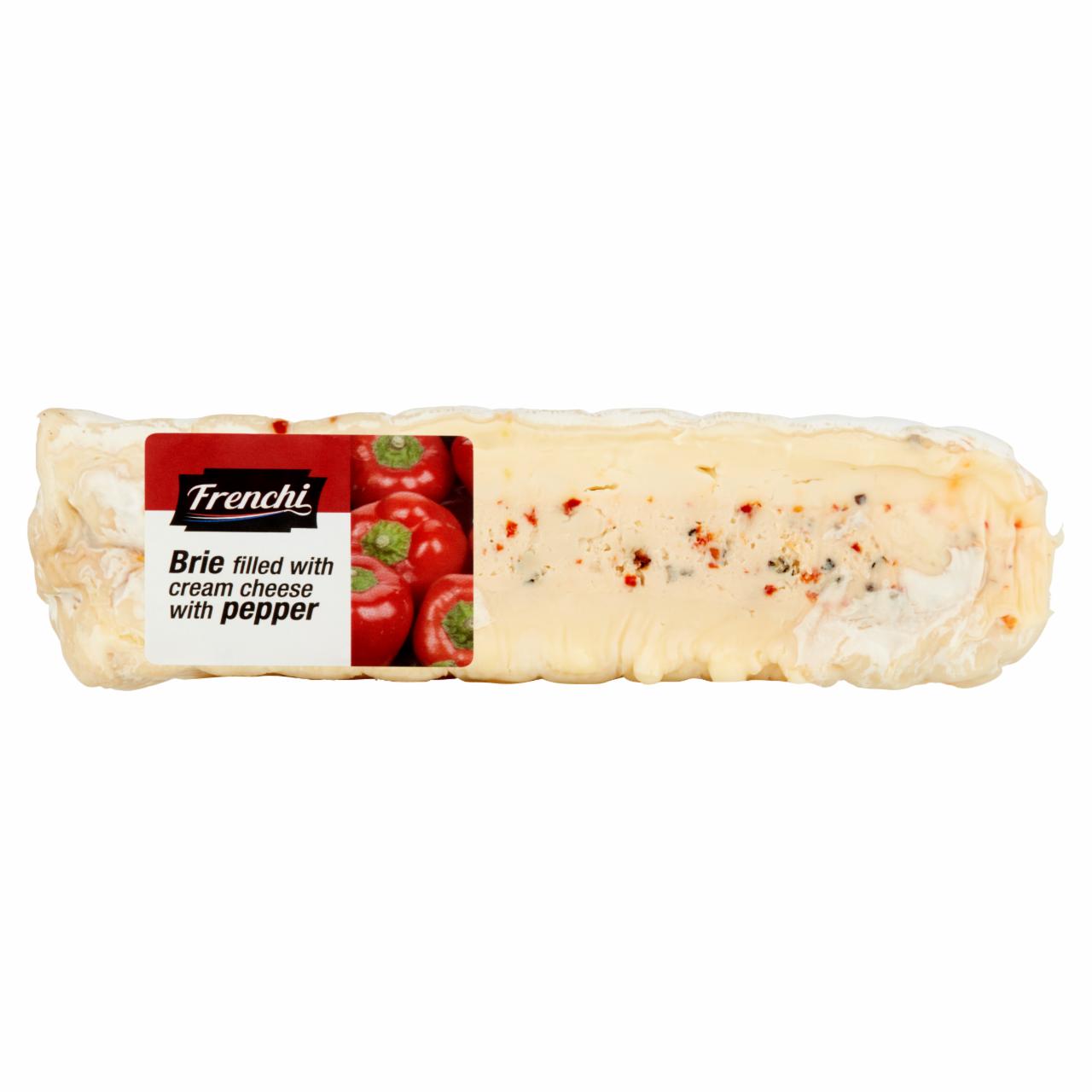 Zdjęcia - Frenchi Ser Brie z nadzieniem z sera twarogowego z dodatkiem czerwonej papryki 180 g