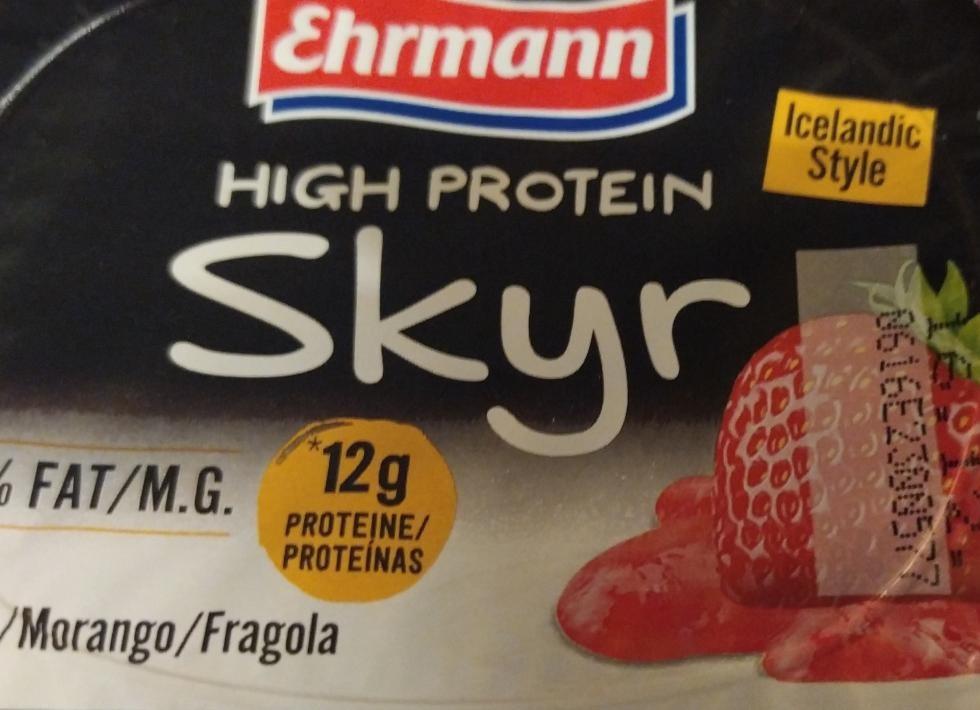 Zdjęcia - Ehrmann High Protein Skyr Strawberry