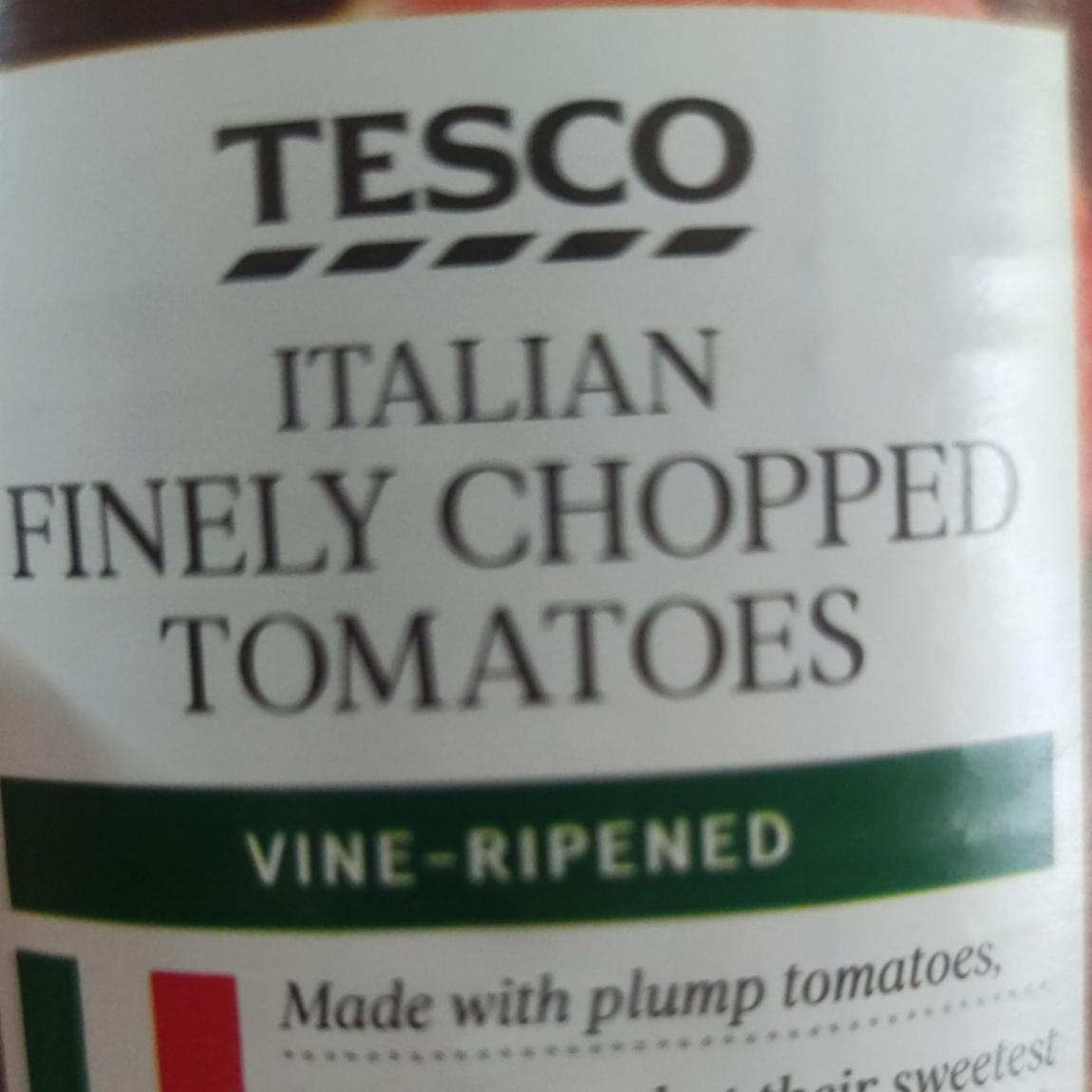 Zdjęcia - Italian Finely Chopped Tomatoes Tesco
