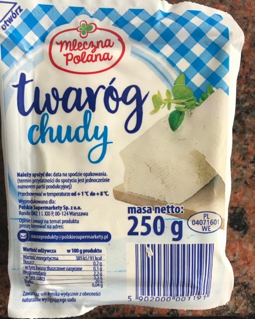 Zdjęcia - Twaróg chudy mleczna polana