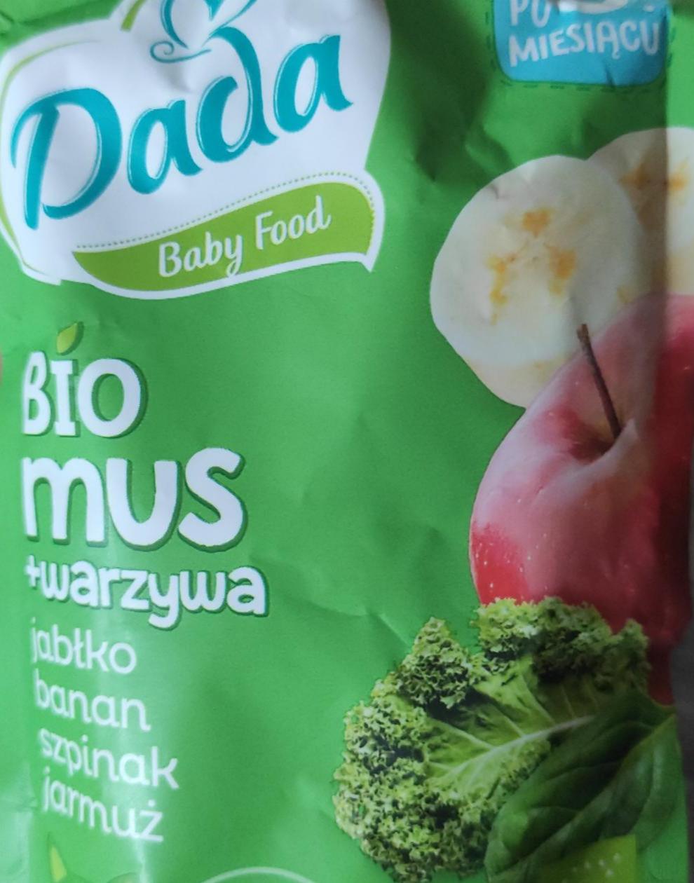 Zdjęcia - bio mus +warzywa jabłko banan szpinak jarmuż Dada