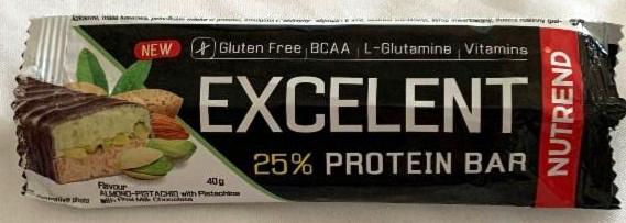 Zdjęcia - Excelent 25% protein bar almond-pistachio Nutrend