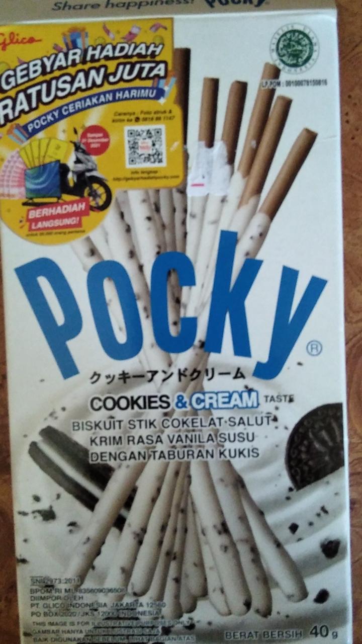 Zdjęcia - Pocky cookies & cream Glico