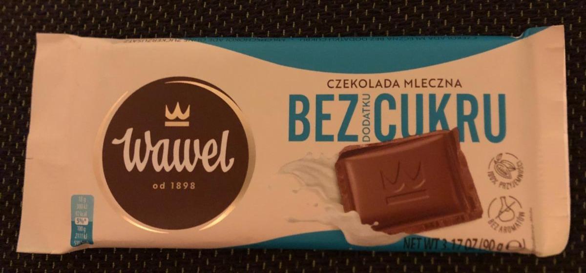 Zdjęcia - Czekolada mleczna bez dodatku cukru Wawel