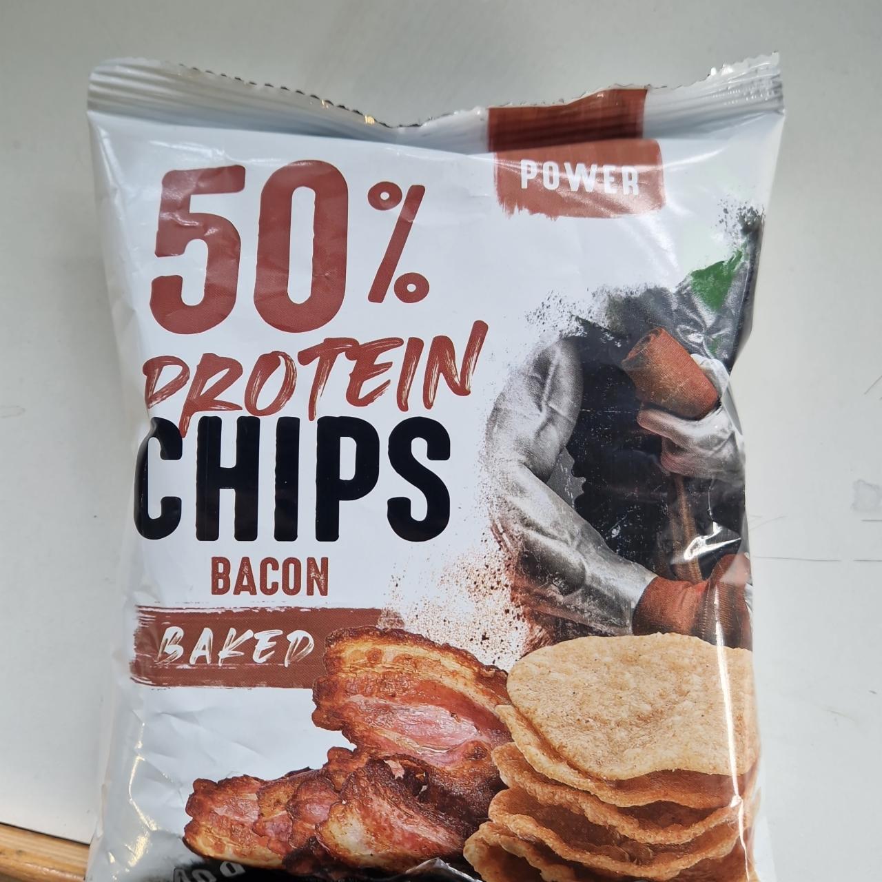 Zdjęcia - 50% protein Chips Bacon baked Power