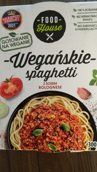 Zdjęcia - Wegańskie spaghetti z sosem Bolognese Food House