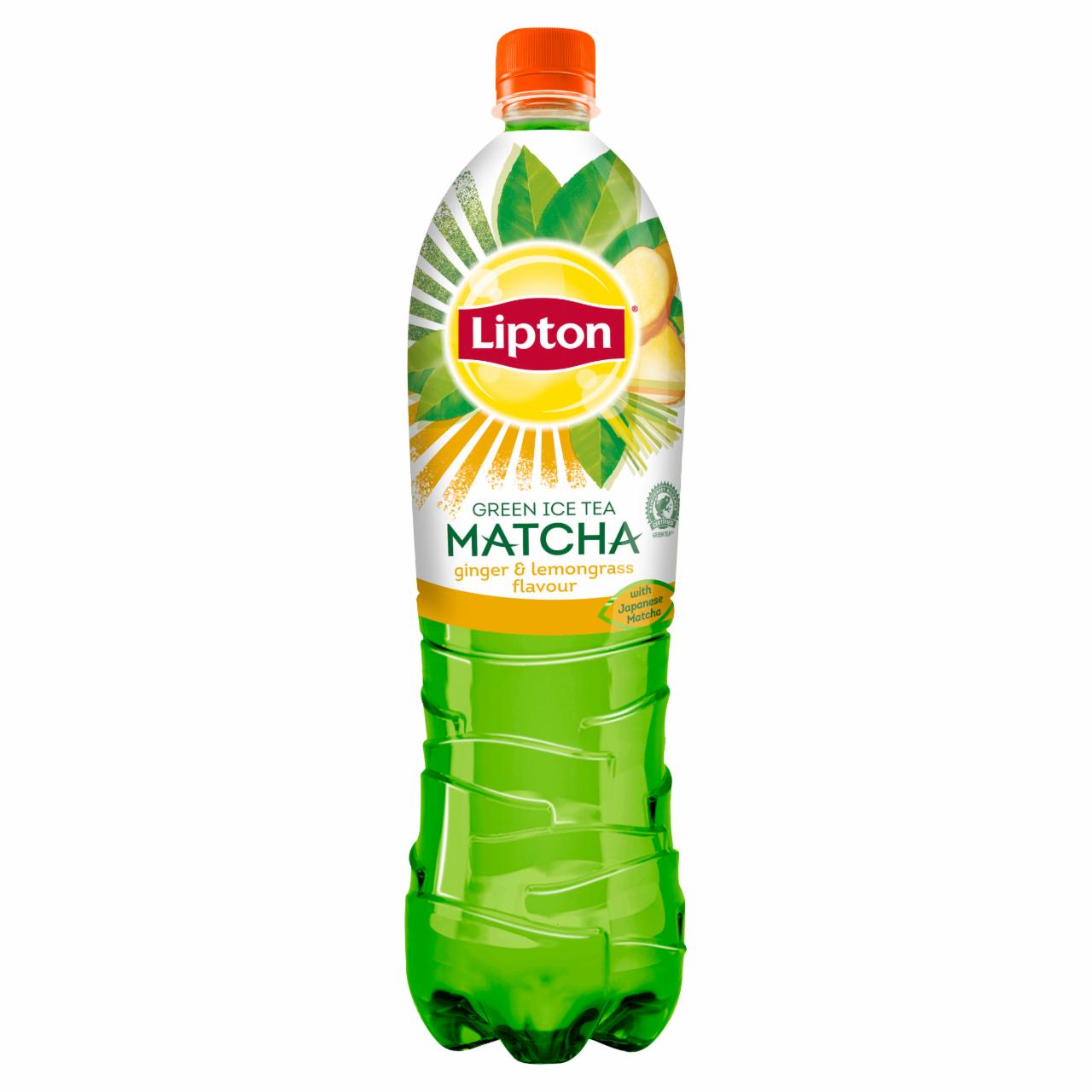 Zdjęcia - Lipton Ice Tea Green Matcha Ginger & Lemongrass Napój niegazowany 1,5 l
