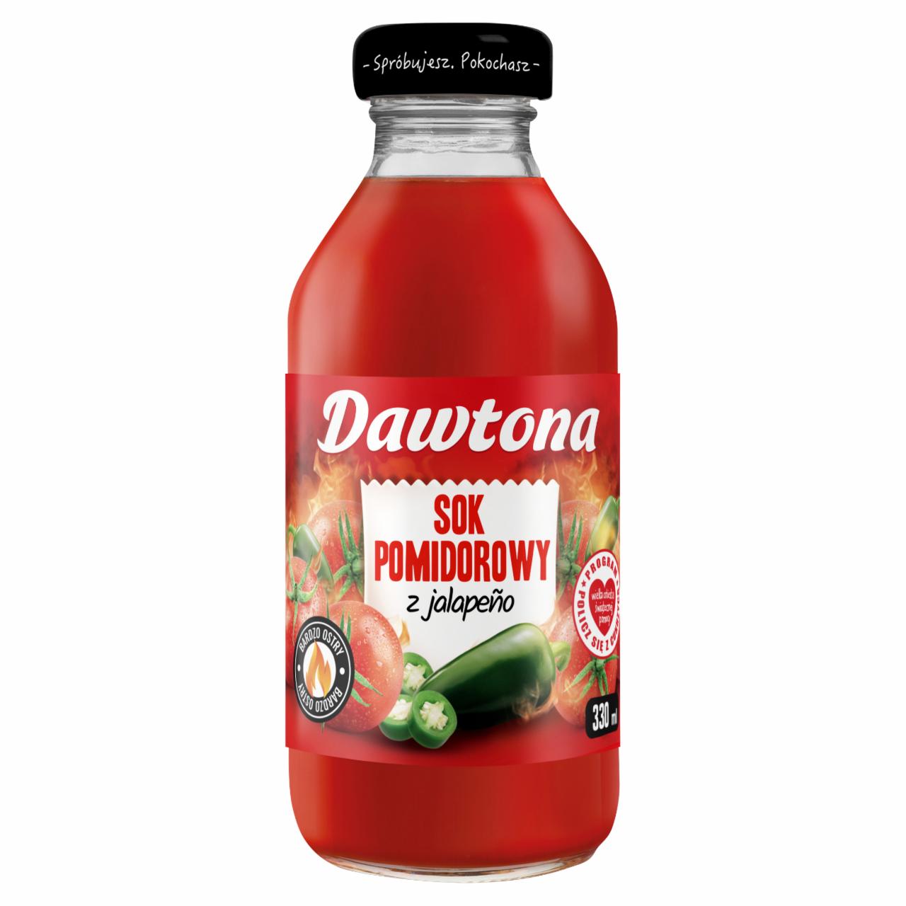 Zdjęcia - Dawtona Sok pomidorowy z jalapeño 330 ml