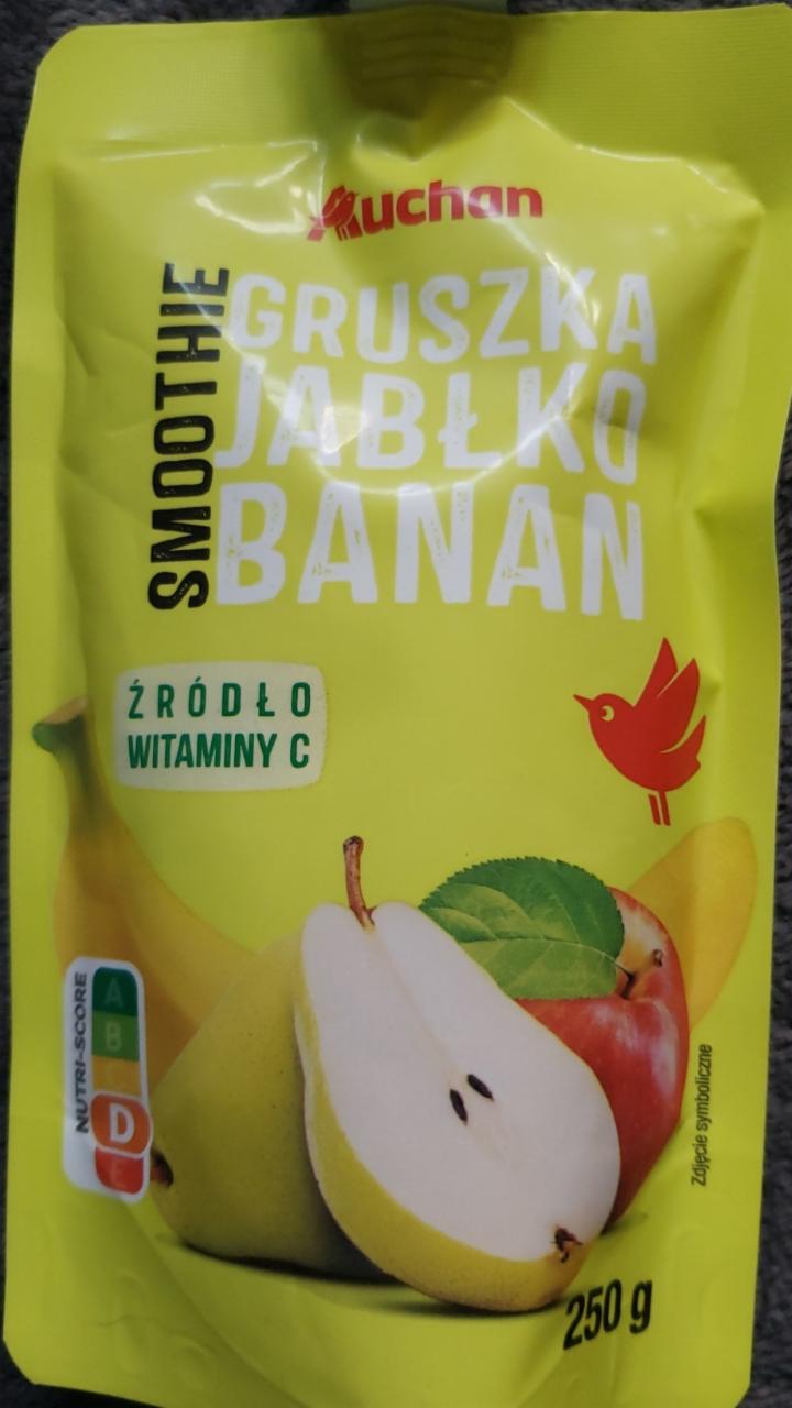 Zdjęcia - smoothie gruszka jabłko banan Auchan