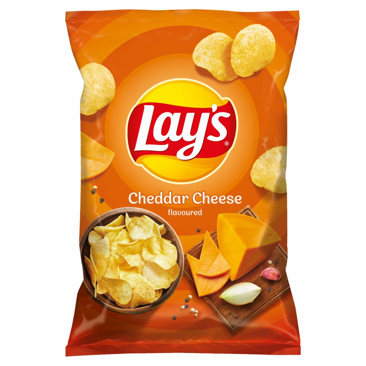 Zdjęcia - Lay's Chipsy ziemniaczane o smaku sera cheddar 140 g