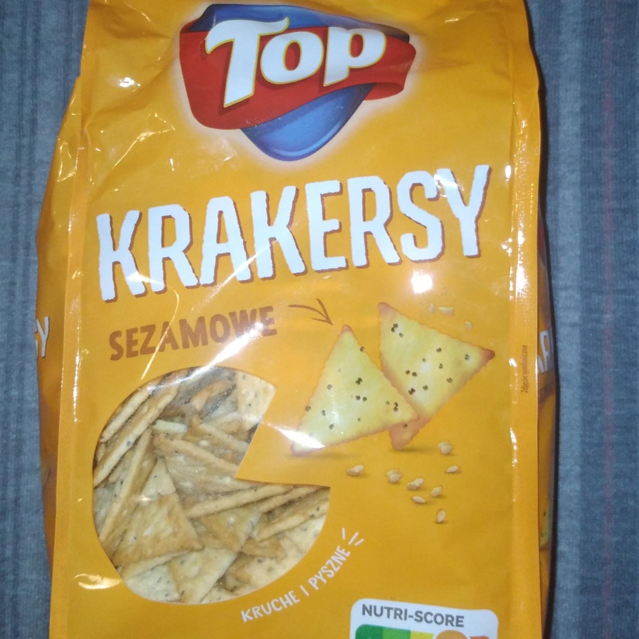 Zdjęcia - krakersy sezamowe Top, 300g