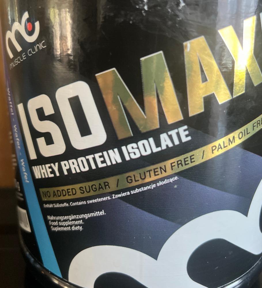 Zdjęcia - Białko Iso max up whey protein isolate Muscle Clinic