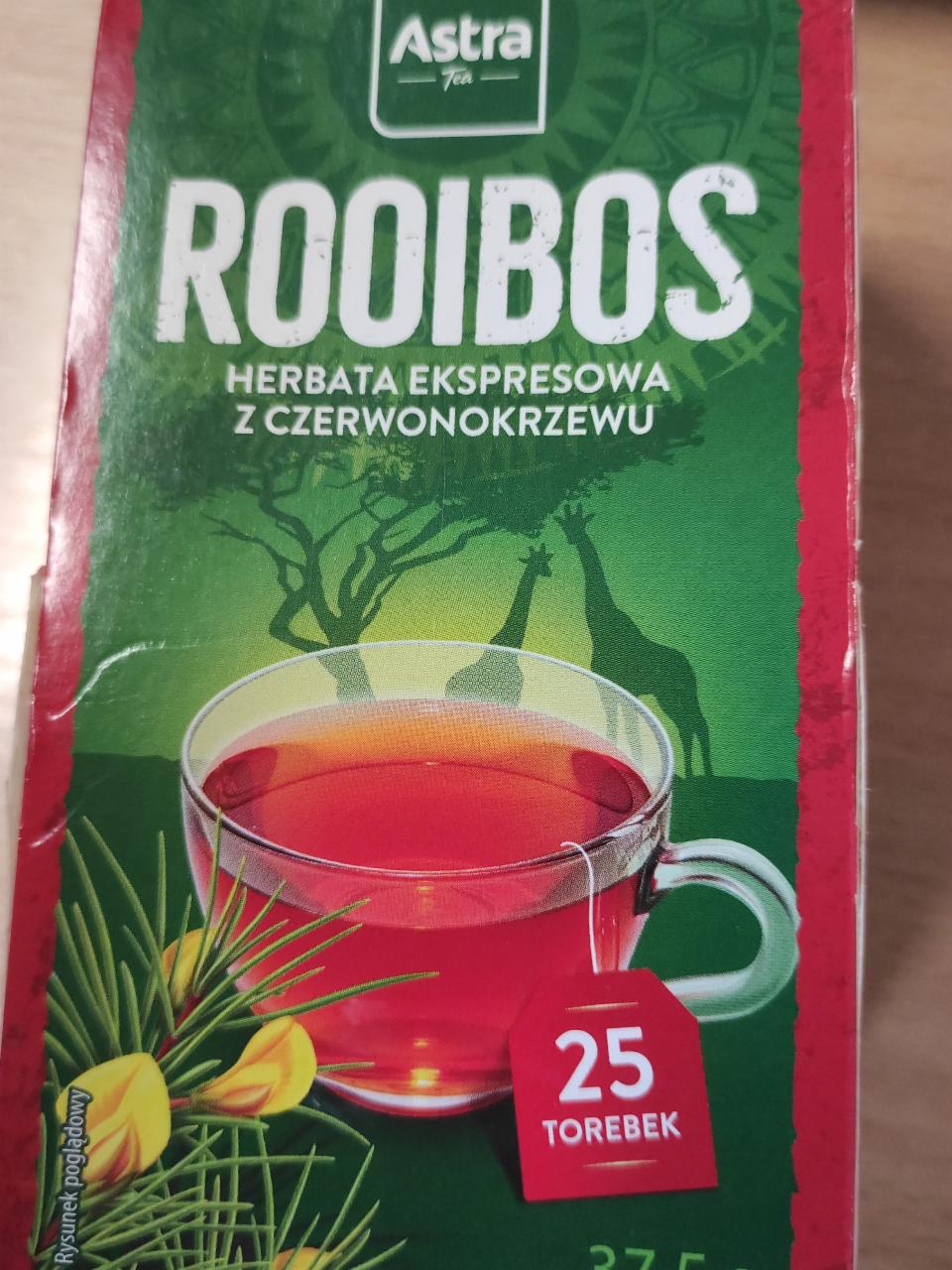 Zdjęcia - rooibos herbata ekspresowa z czerwonokrzewu Astra