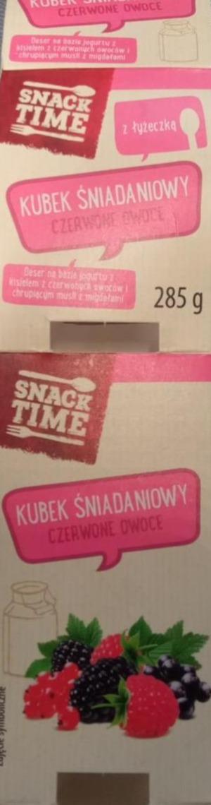 Zdjęcia - kubek śniadaniowy czerwone owoce snack Time