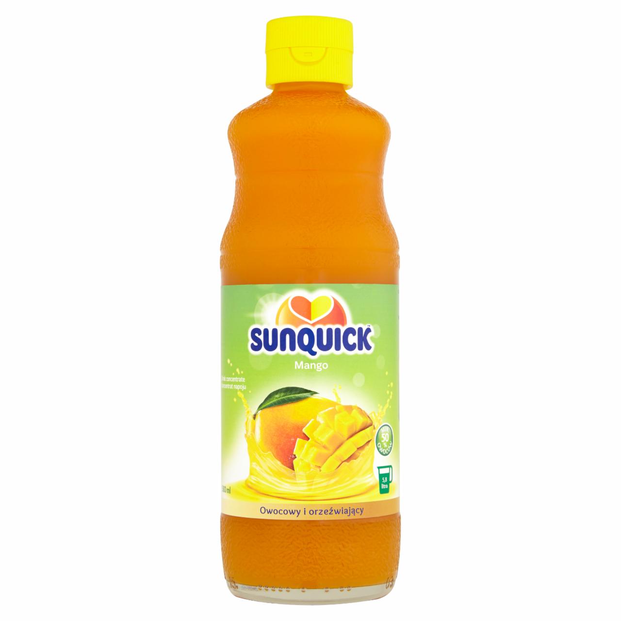 Zdjęcia - Sunquick Koncentrat napoju mango 580 ml