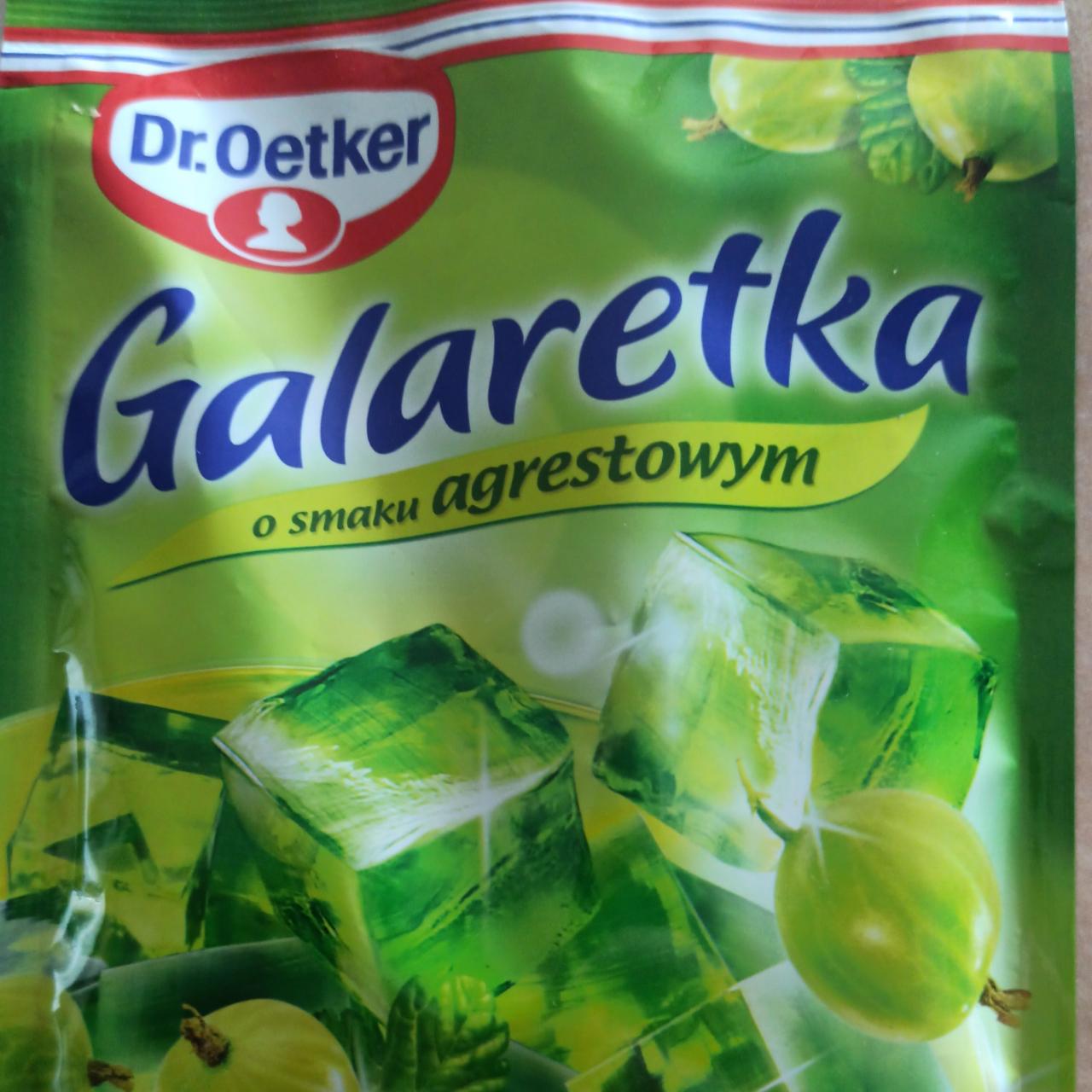 Zdjęcia - Dr. Oetker Galaretka o smaku agrestowym 77 g