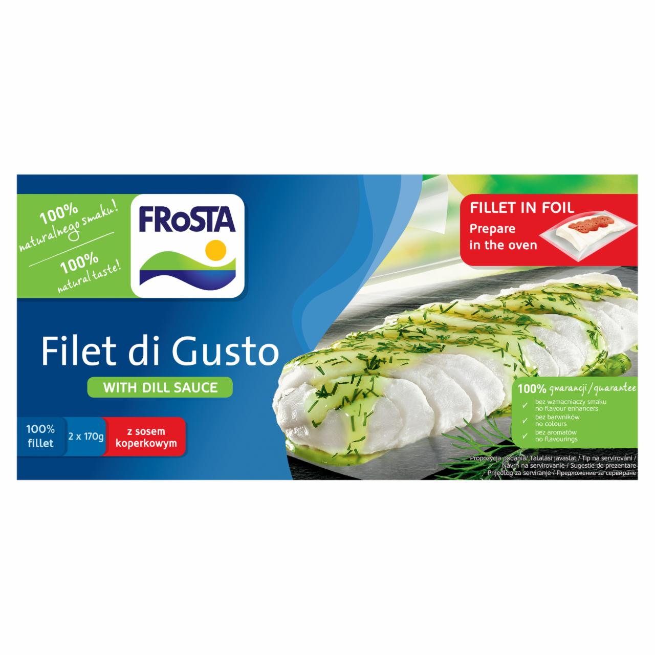 Zdjęcia - FRoSTA Filet di Gusto z sosem koperkowym 340 g (2 sztuki)