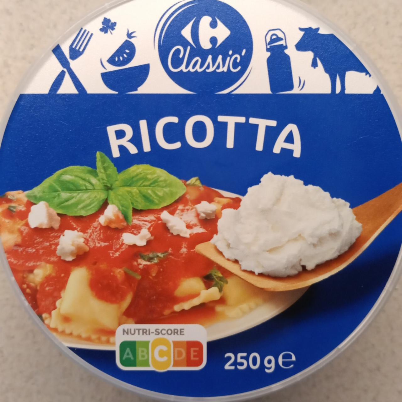 Zdjęcia - Ricotta Carrefour Classic