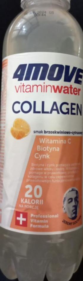 Zdjęcia - Vitamin Water Collagen smak brzoskwiniowo cytrynowy 4Move