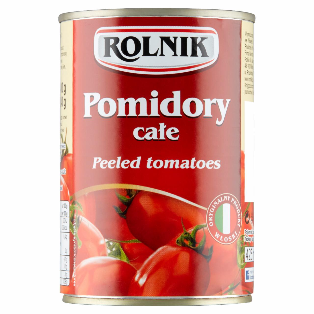 Zdjęcia - Rolnik Pomidory całe 400 g