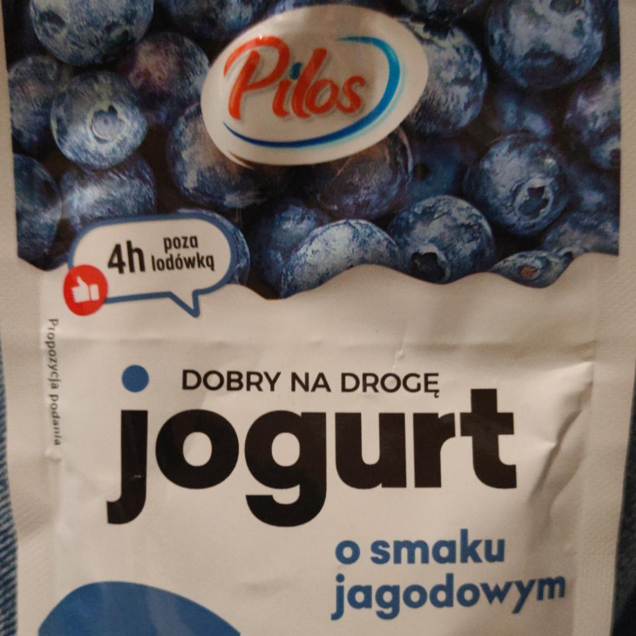 Zdjęcia - Dobry na drogę Jogurt Go o smaku jagodowym Pilos