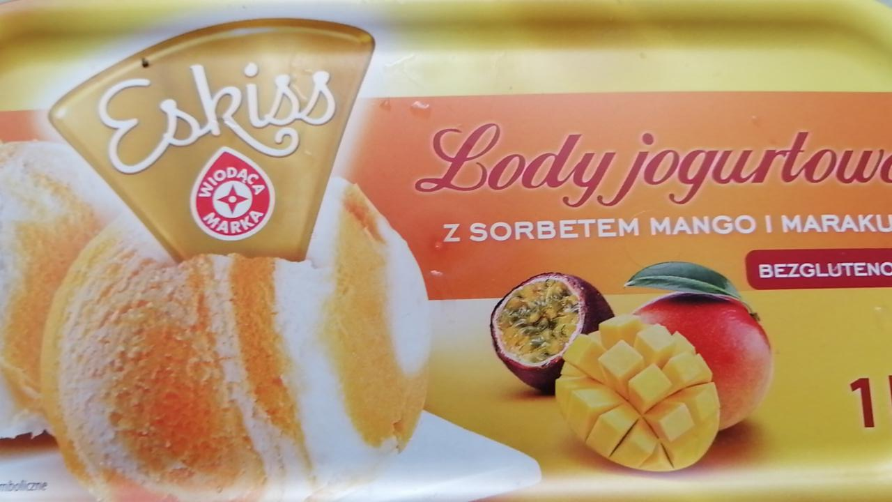 Zdjęcia - Eskiss Lody jogurtowez sorbetem mango i marakuja