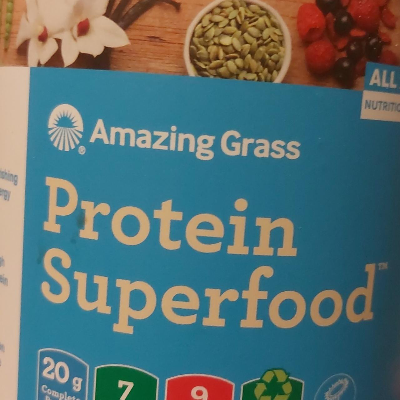 Zdjęcia - Protein superfood vanilla Amazing Grass