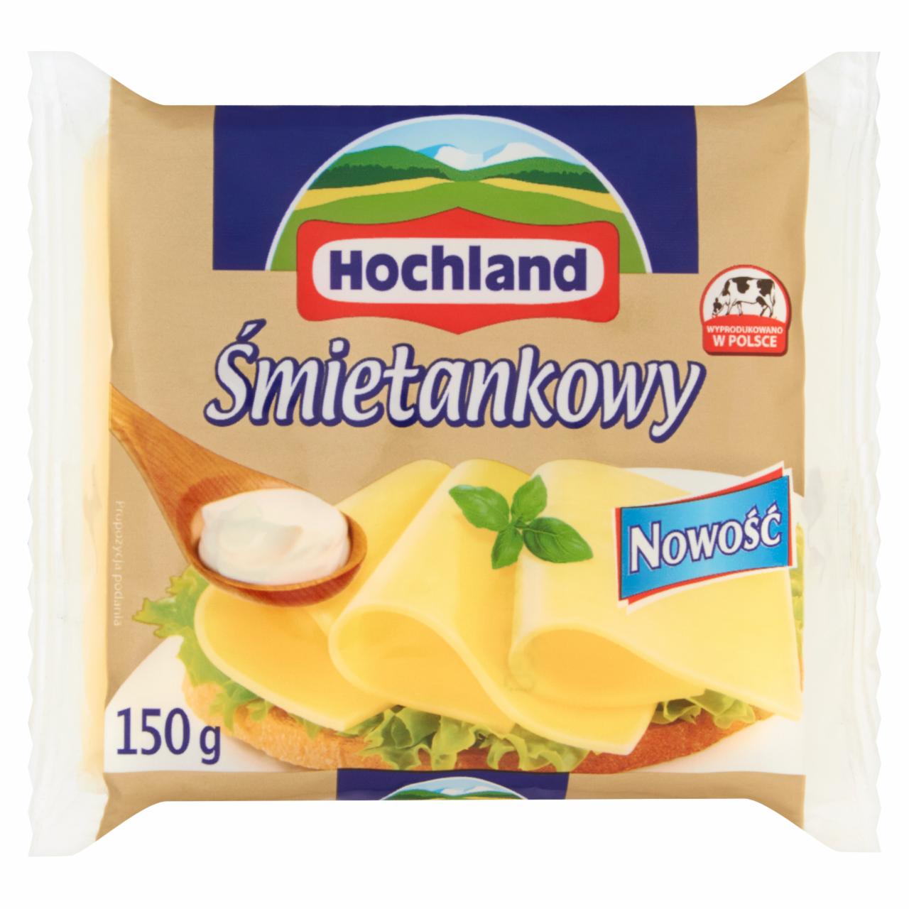 Zdjęcia - Hochland Śmietankowy Ser topiony w plasterkach 150 g