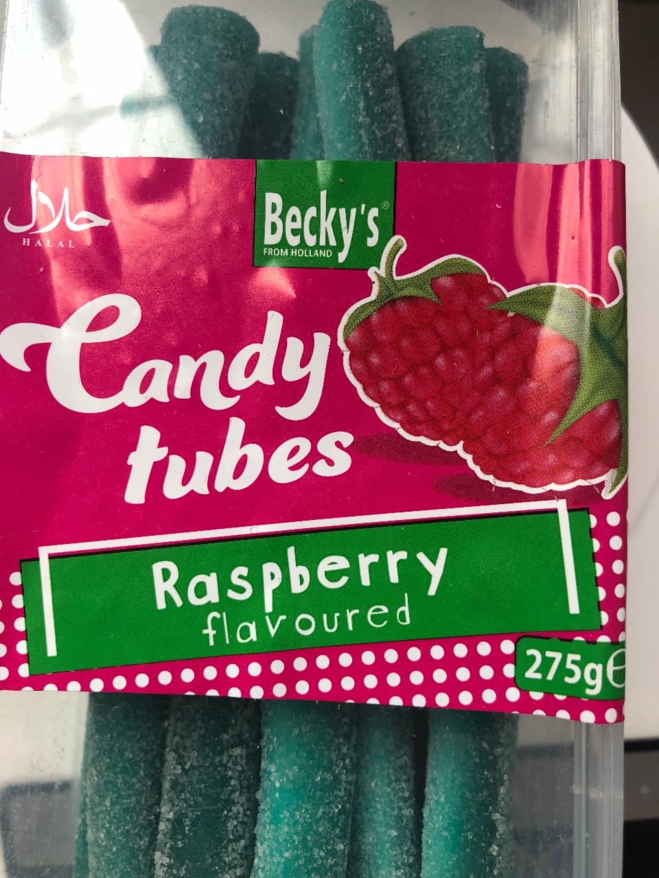Zdjęcia - Candy tubes raspberry flavored Becky’s