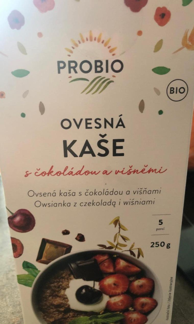 Zdjęcia - Owsianka z czekoladą i wiśniami bio Probio