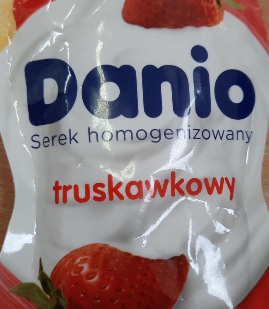 Zdjęcia - Serek homogenizowany truskawkowy Danio