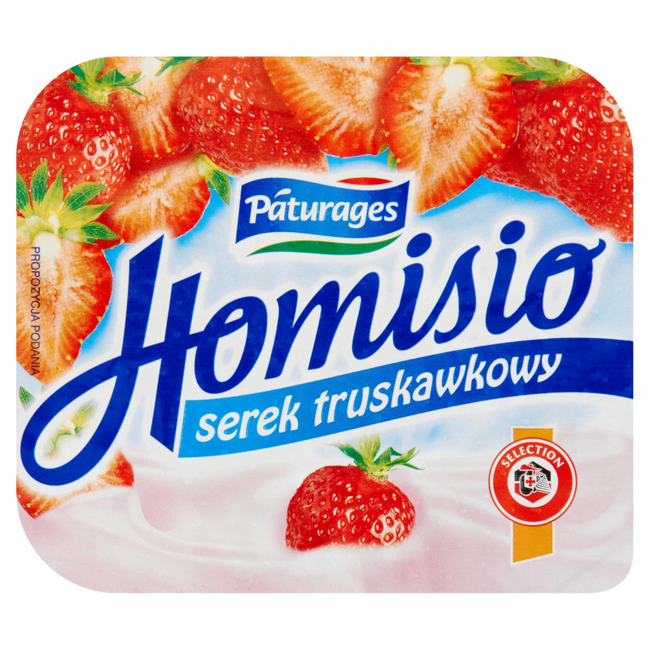 Zdjęcia - Páturages Homisio Serek truskawkowy 140 g