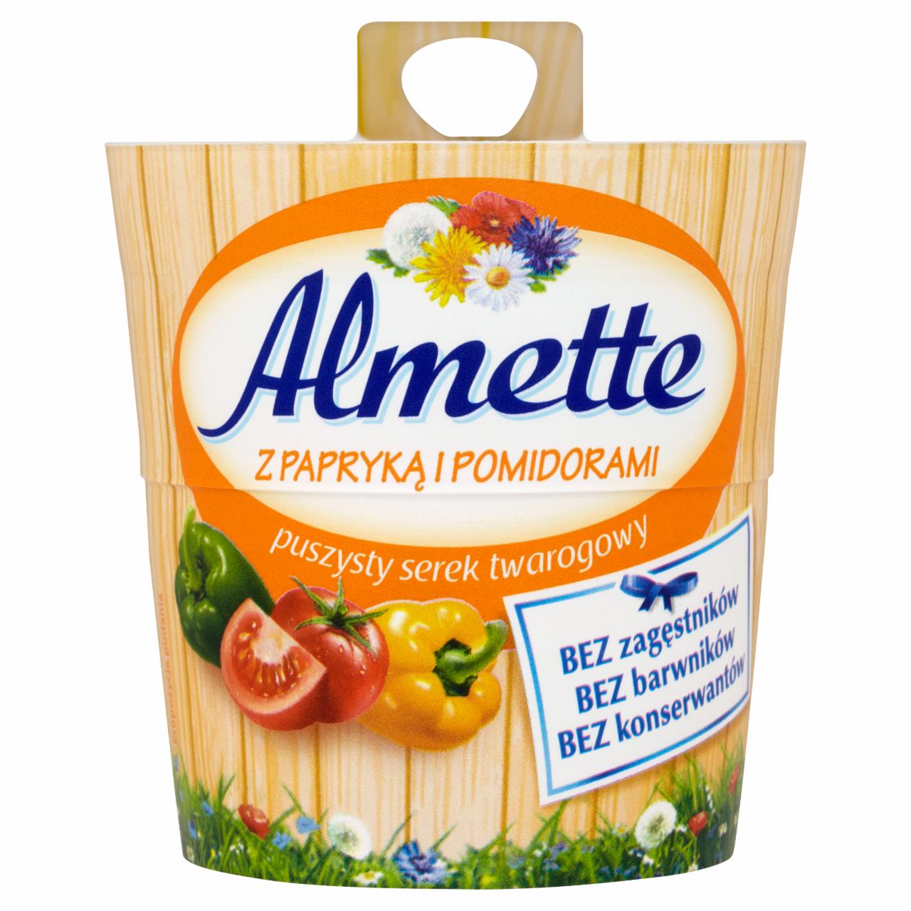Zdjęcia - Almette z papryką i pomidorami puszysty serek twarogowy 150 g