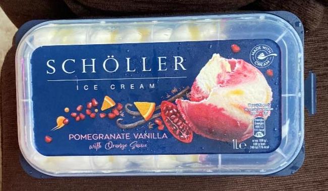 Zdjęcia - Schöller Sorbet z granatu i lody waniliowe z sosem pomarańczowym 1 l