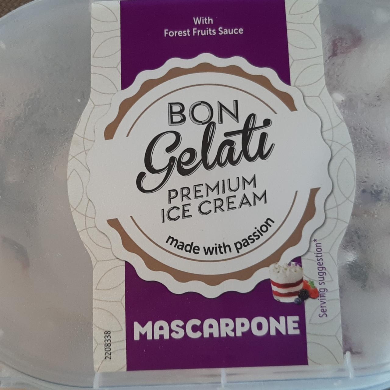 Zdjęcia - Lody Gelatelli Premium Mascarpone