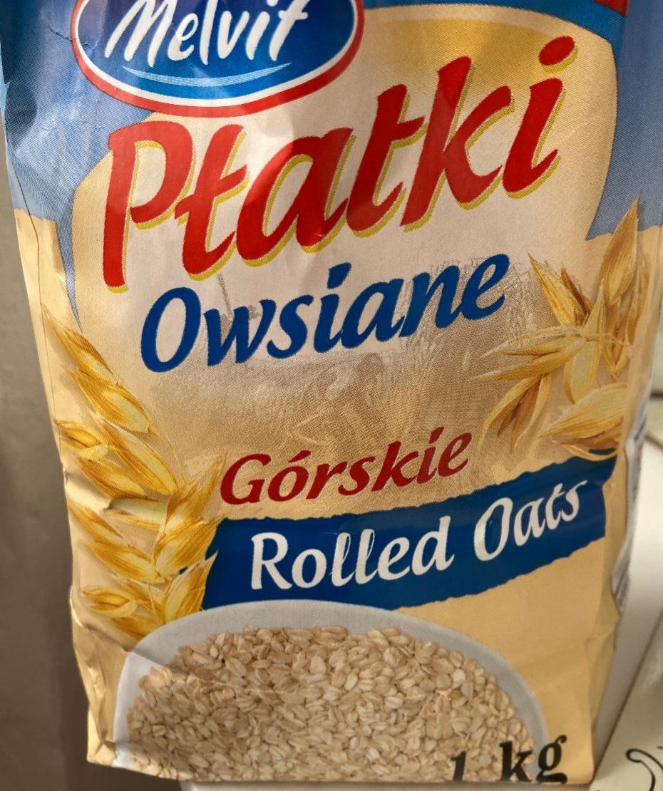 Zdjęcia - Płatki Owsiane górskie Melvit