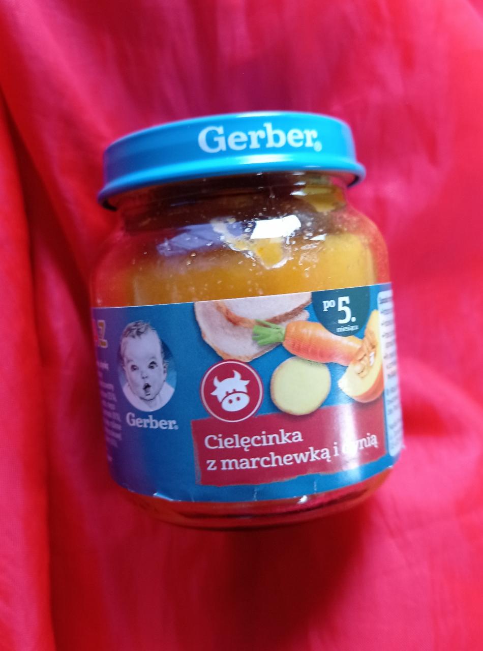Zdjęcia - Gerber Cielęcinka z marchewką i dynią dla niemowląt po 5. miesiącu 125 g