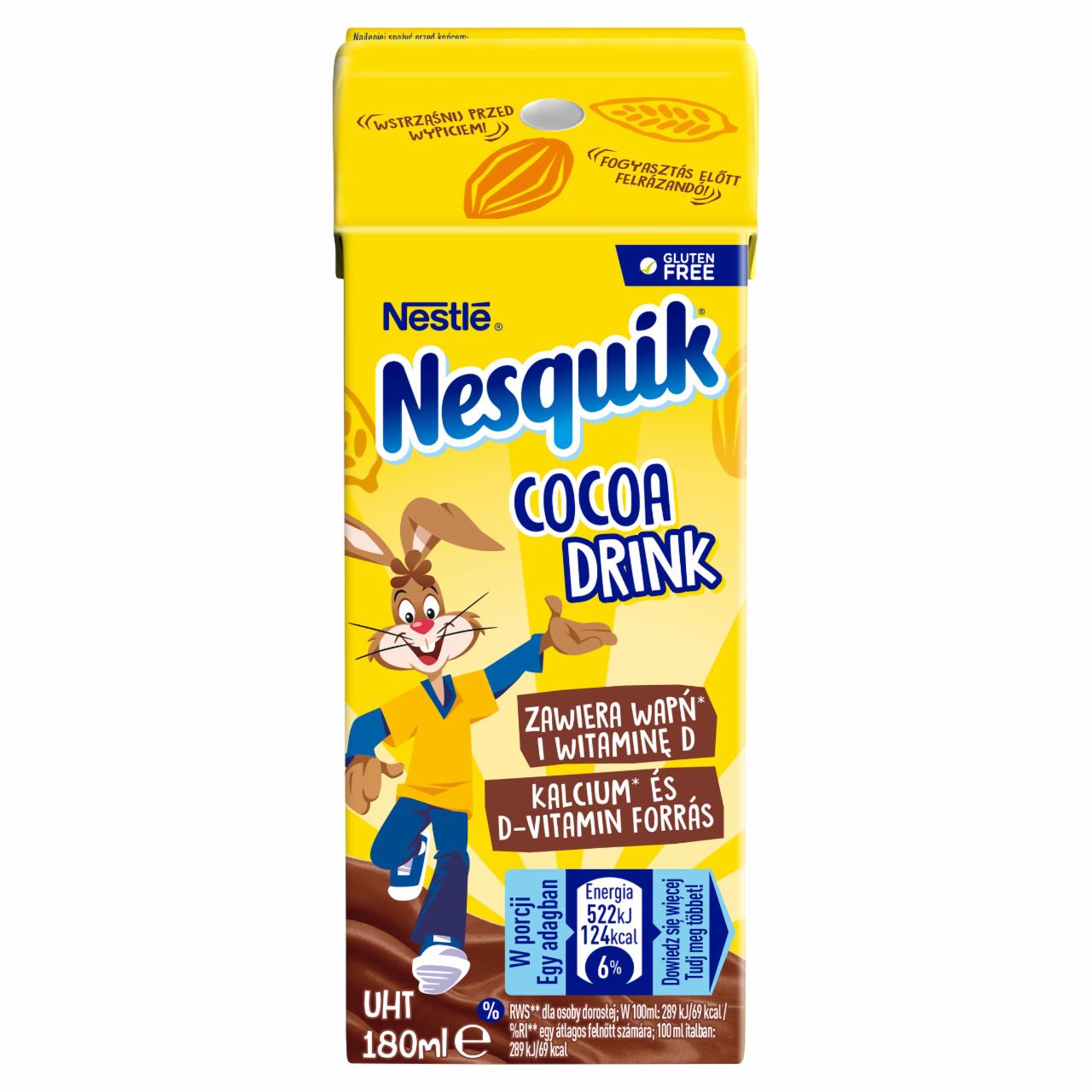 Zdjęcia - Nesquik Napój mleczno-kakaowy 180 ml