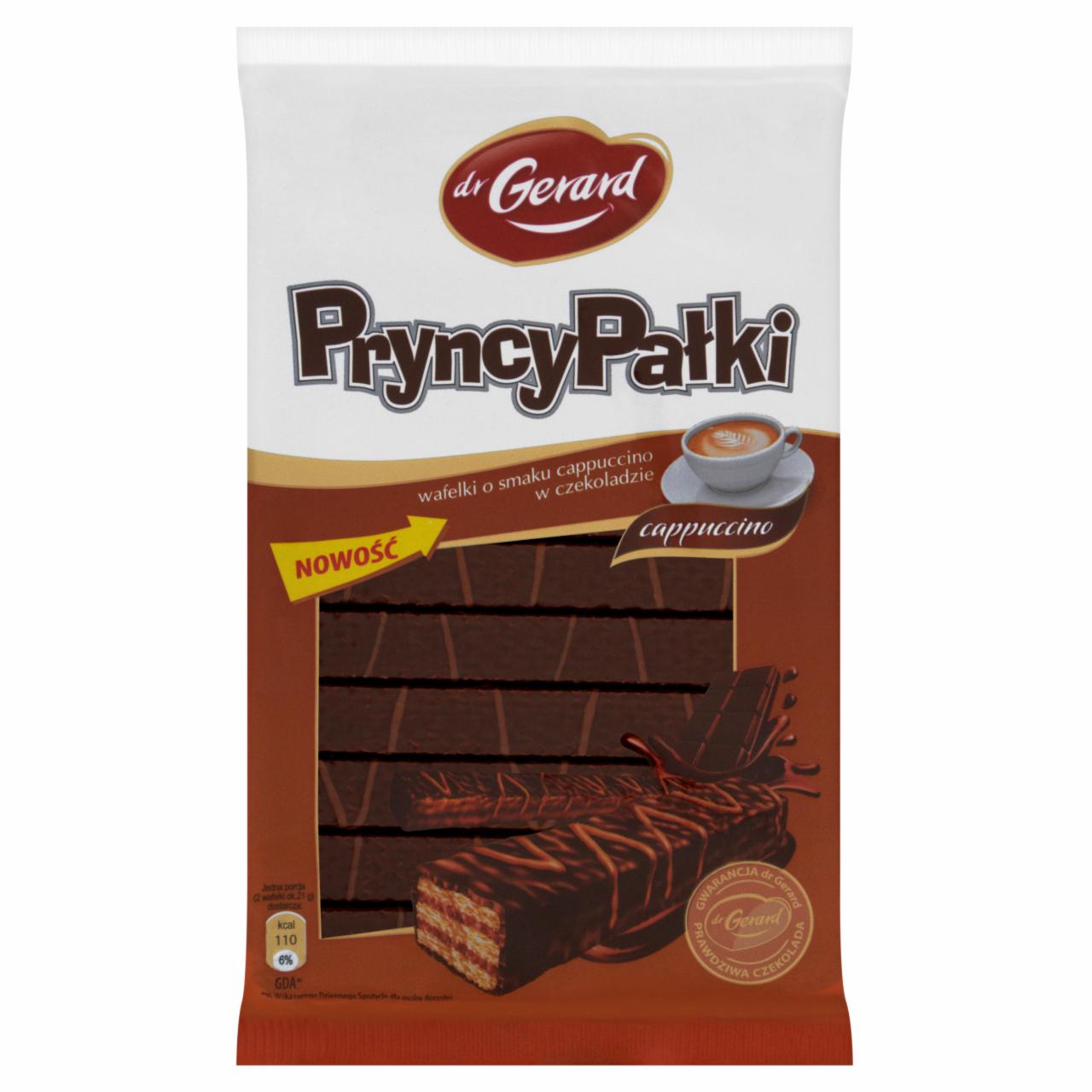 Zdjęcia - dr Gerard PryncyPałki cappuccino Wafelki o smaku cappuccino w czekoladzie 235 g