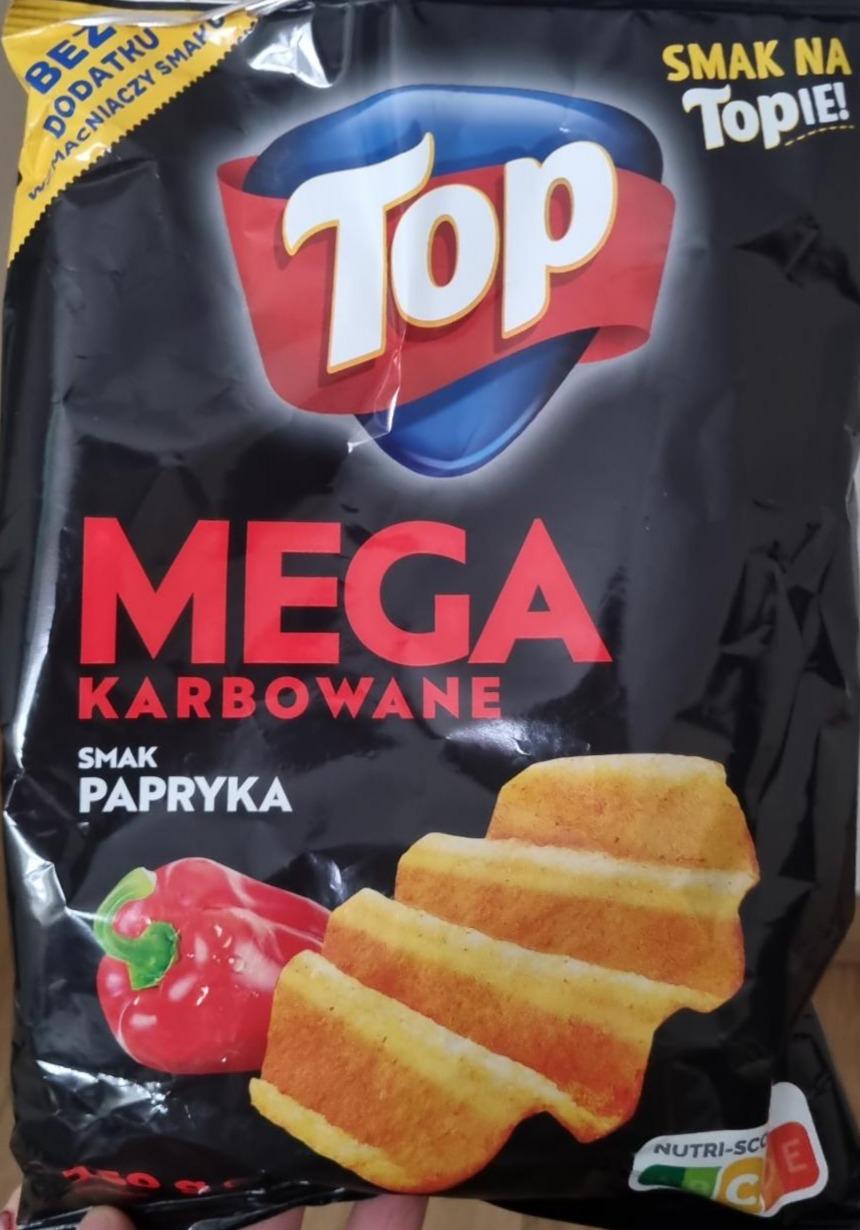 Zdjęcia - Chipsy mega karbowane paprykowe Top