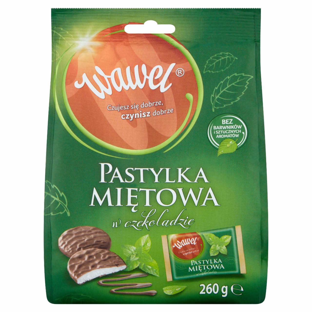 Zdjęcia - Wawel Pastylka miętowa w czekoladzie 260 g