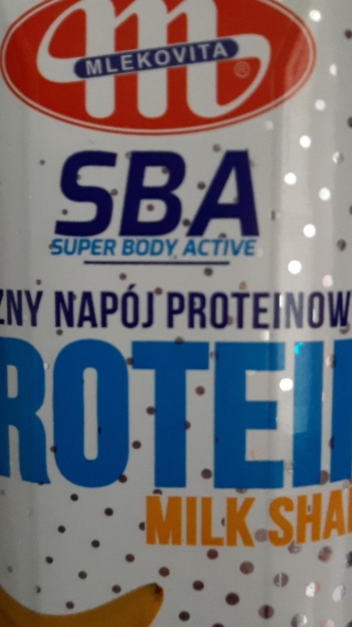 Zdjęcia - Mlekovita Super Body Active Mleczny napój proteinowy smak banana 350 g