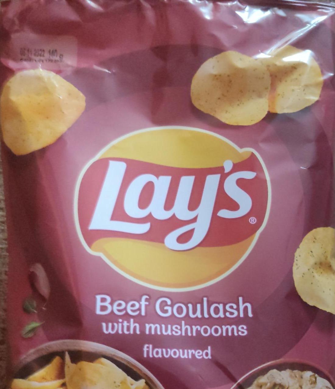 Zdjęcia - Lays Need Goulash with mushrooms