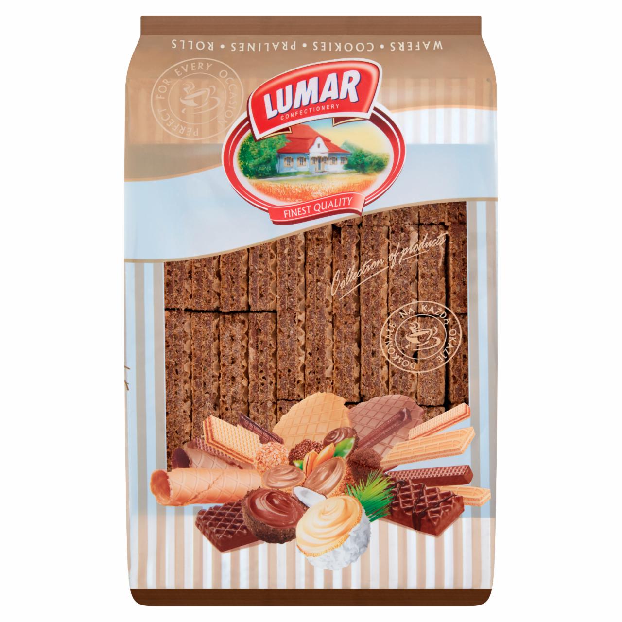 Zdjęcia - Wafle super chruper z kremem kakaowym Lumar