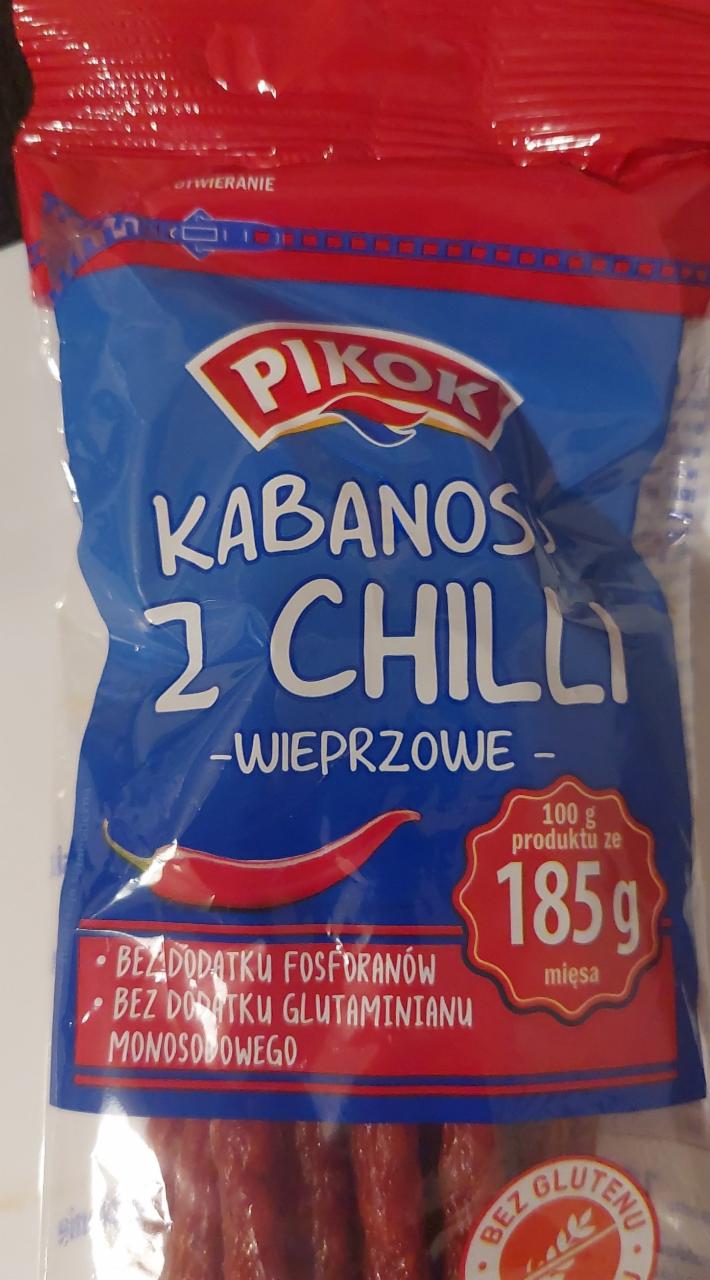 Zdjęcia - Kabanosy z chilli wieprzowe Pikok