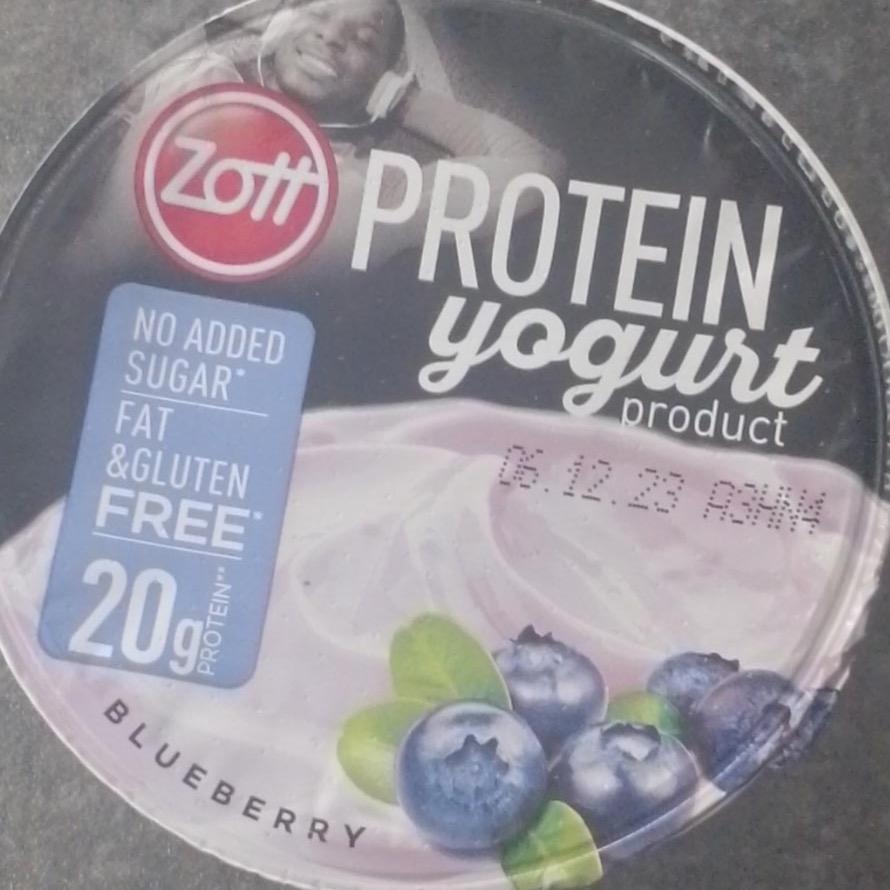 Zdjęcia - Protein yoghurt blueberry Zott