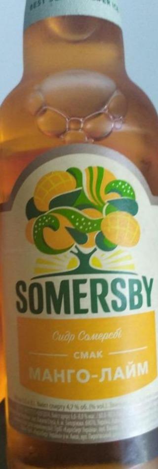 Zdjęcia - Somersby Napój piwny o smaku mango i limonki 400 ml